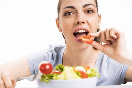 woman-eating-healthy-salad